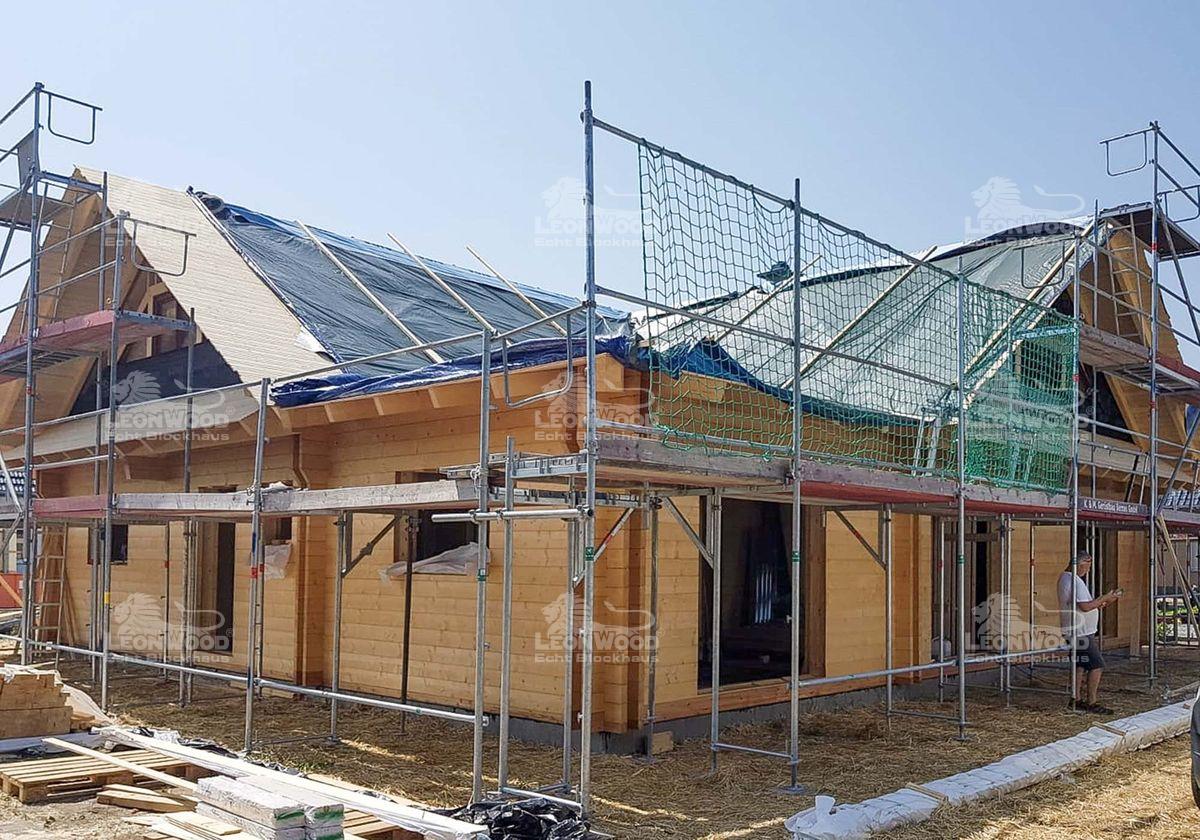 LéonWood® baut neues Blockhaus in Brandenburg – Juli 2018 | LéonWood