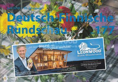 Rundstammhaus Mikado in Deutsch Finnischer Rundschau im Juni 2018