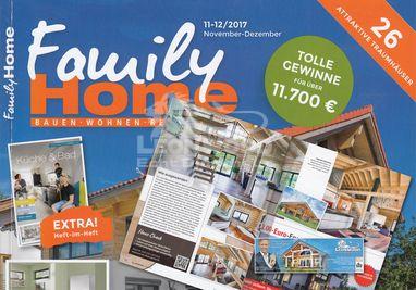 Blockhaus Espoo mit großem Bericht in aktueller Ausgabe der Zeitschrift Family Home