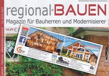 Blockhäuser von LéonWood in regional bauen magazin