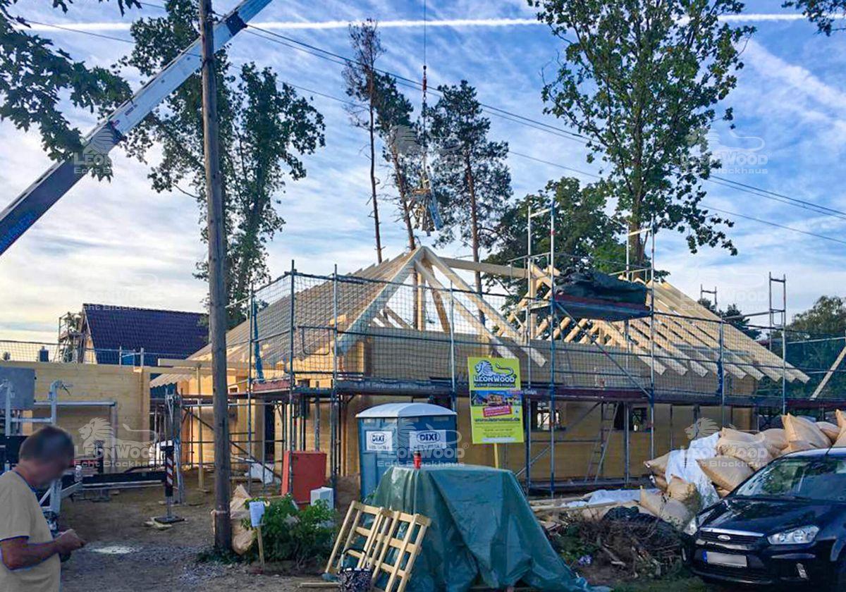 Holzhaus „Canada“ von LéonWood® östlich von Berlin – Juli 2019 | LéonWood