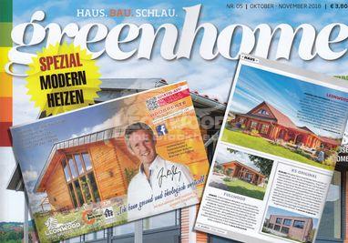 LéonWood® in aktuellem Greenhome Magazin, Oktober 2018