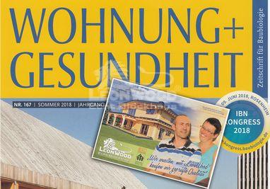 LéonWood in neuem Magazin Wohnung und Gesundheit im Sommer 2018 