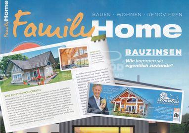 Blockhaus Lancaster von LéonWood, Magazin, Family Home, Zeitschrift, April 2019