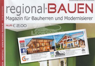 Blockhäuser nach bewährter Tradition von LéonWood in Regional Bauen Magazin