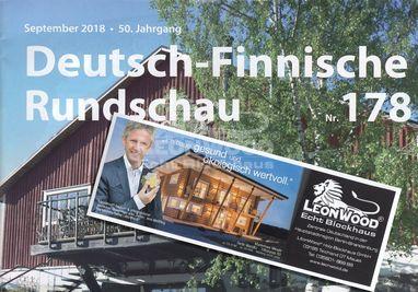 LéonWood® in aktueller Ausgabe der deutsch finnischen Rundschau 