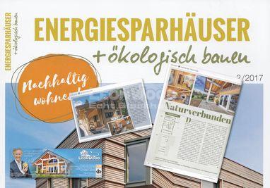 Blockhaus Espoo in Magazin Energiesparhäuser und ökologisch bauen