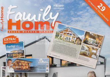 Die Blockhäuser Mikado und Espoo sind in der aktuellen Ausgabe der Family Home zu finden