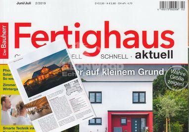 Blockhaus Alpblick in Fertighaus aktuell, LeonWood