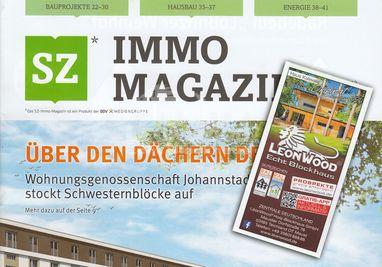 Blockhaus LéonWood in SZ Immo Magazin