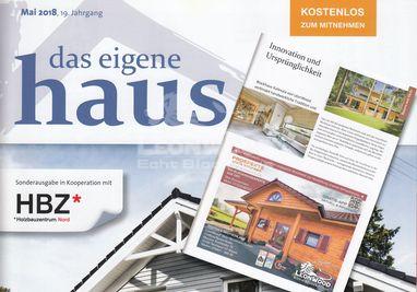 Blockhaus Kalevala von LéonWood in aktuellerm Magazin "Das eigene Haus"