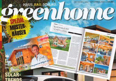 Blockhaus Kodiak Country in greenhome, ökologisch Bauen