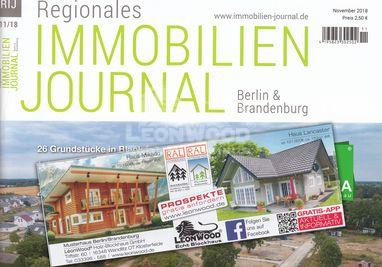 LéonWood® in aktueller Ausgabe des regionalen Immobilienjournals im November 2018
