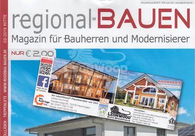LéonWood wirbt in Magazin "regional bauen"