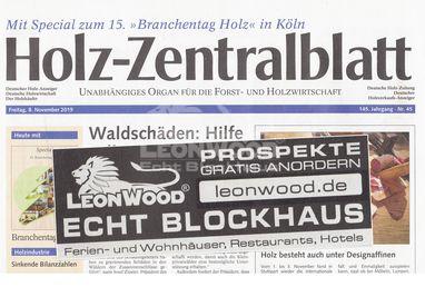 LeonWood im Holz-Zentralblatt