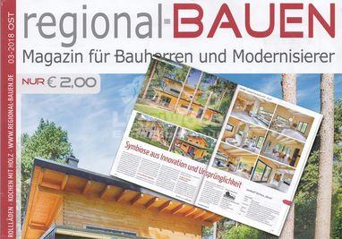 Blockhaus Kalevala von LéonWood in  Baumagazin "regional bauen"