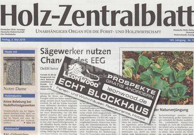 Holzzentralblatt, Zeitung,