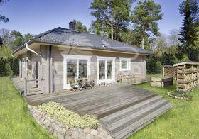 Blockhaus Victoria - ebenerdiges Wohnen ebenerdiges Wohnen im Blockhaus, ökologisch Bauen, 50+