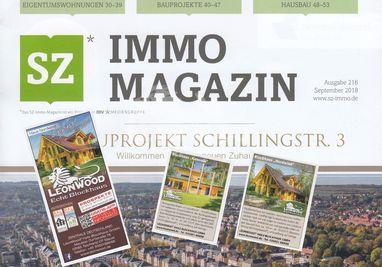 SZ Immo Magazin mit Blockhäusern 