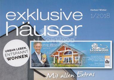 Blockhaus Espoo in Aktuellem Magazin "Exklusive Häuser" zu finden