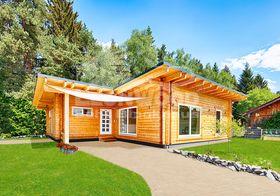 LeonWood Blockhaus Flatwood Green 90