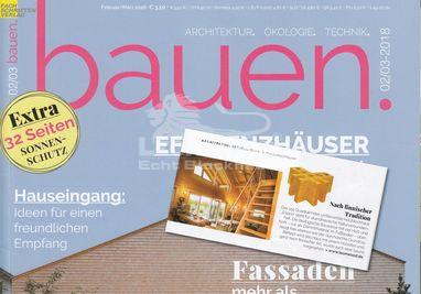 Baumagazin berichtet über BIO-Doppelwand von Leonwood