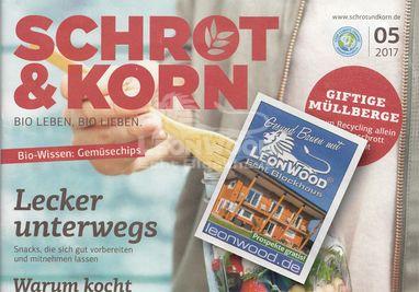 Rundstammhaus Mikado in BIO-Magazin Schrot und Korn