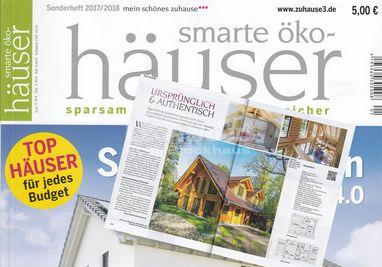 Blockhaus Nordwind von LéonWood erschienen in Magazin "smarte Ökohäuser"