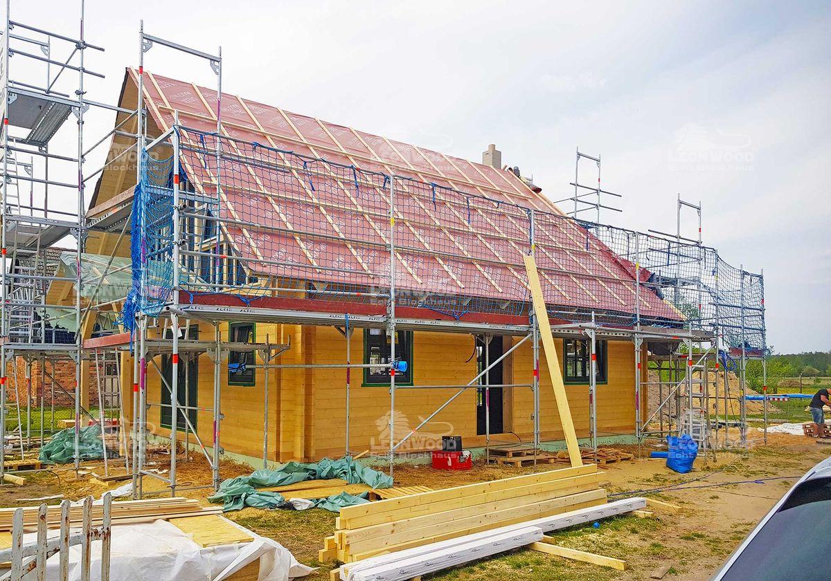 Traditionell Blockhaus „Classic 110“ in der Niederlausitz