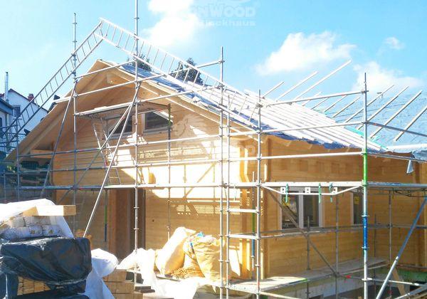 Individuelles Holzhaus im Nordschwarzwald – Neue LéonWood®-Baustelle im