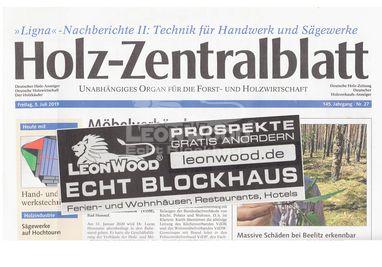 LeonWood im Holz-Zentralblatt