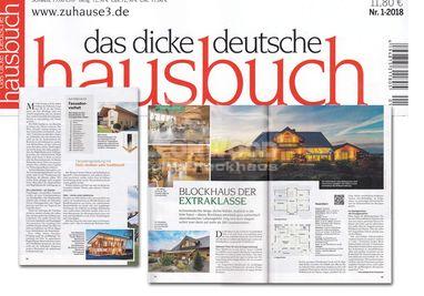 Blockhaus Alpblick in "Das dicke deutsche Hausbuch"