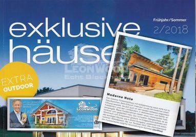 LéonWood Blockhaus Kalevala in Fachzeitschrift