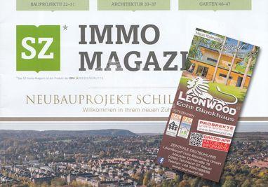 Blockhäuser von LéonWood in Immobilienzeitschrift