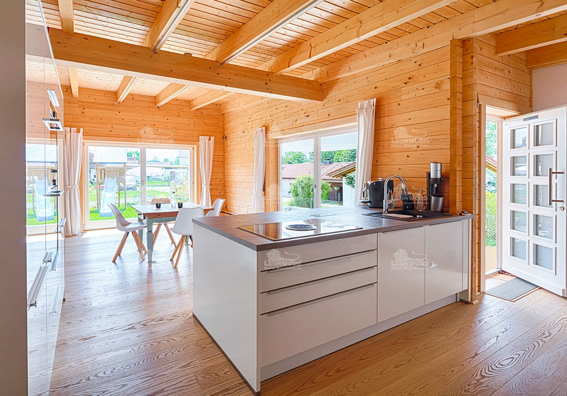 Blockhaus Flatwood Green 90