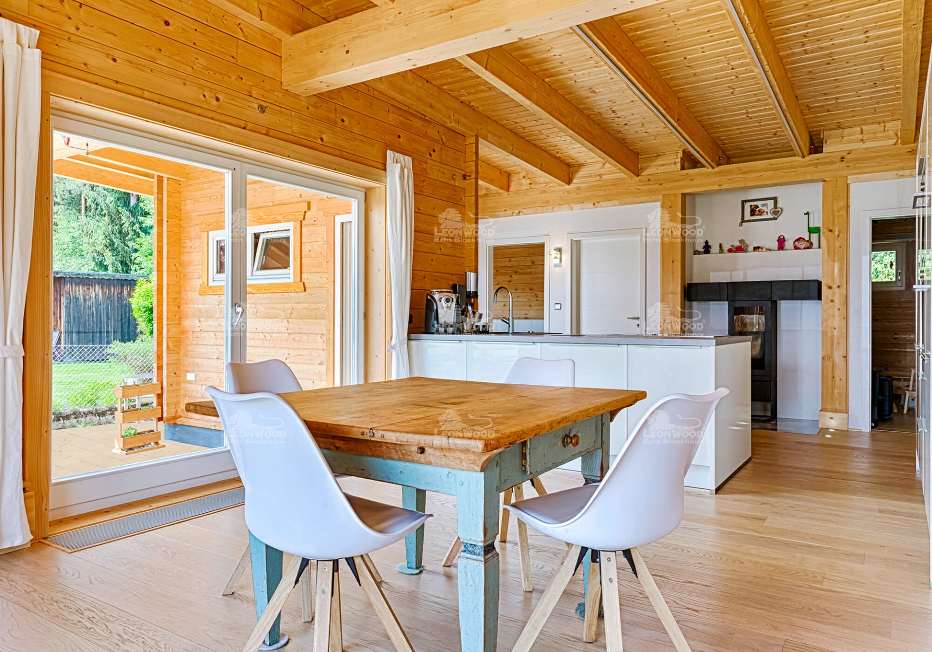 Blockhaus Flatwood Green 90