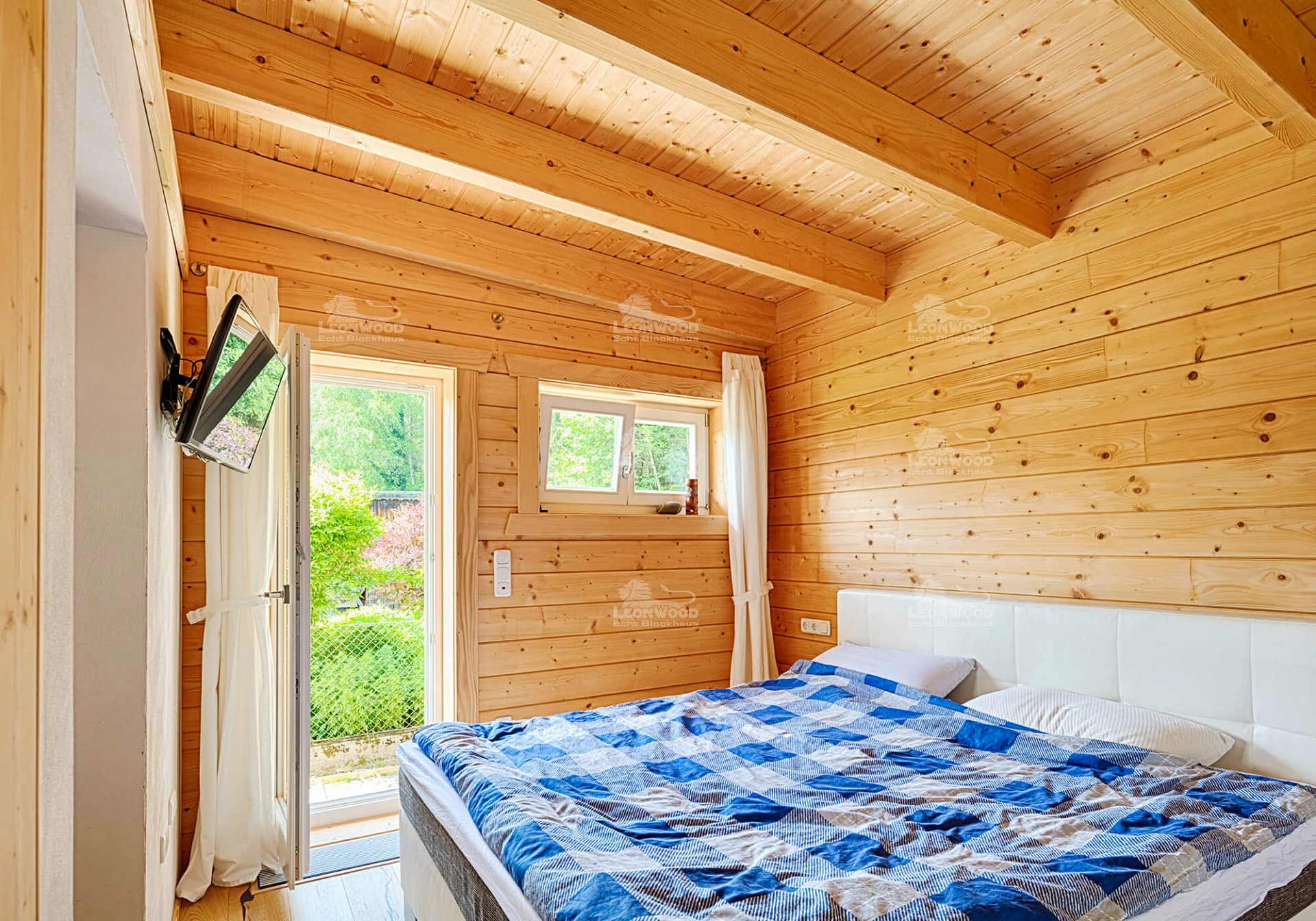 Blockhaus Flatwood Green 90