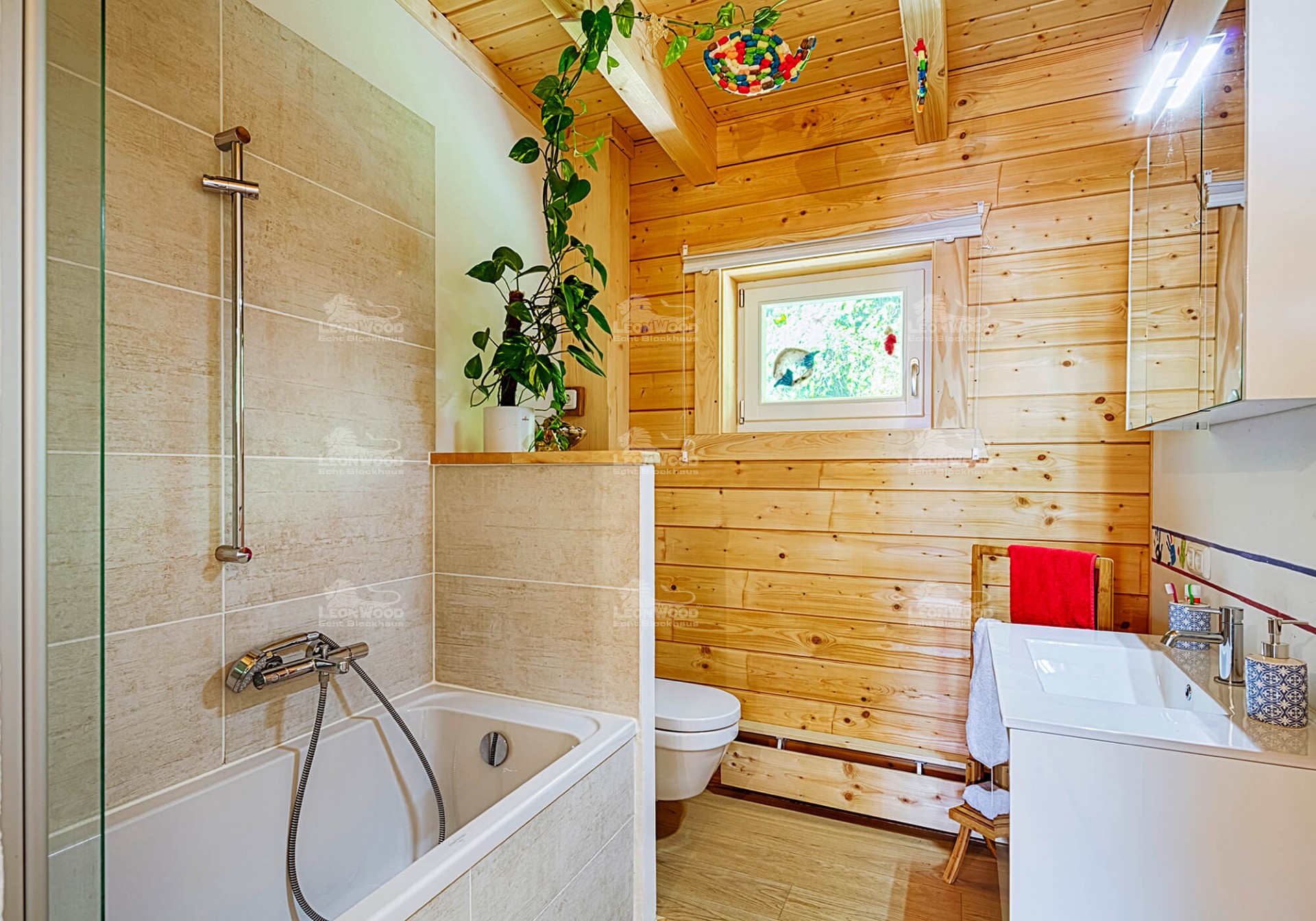 Blockhaus Flatwood Green 90