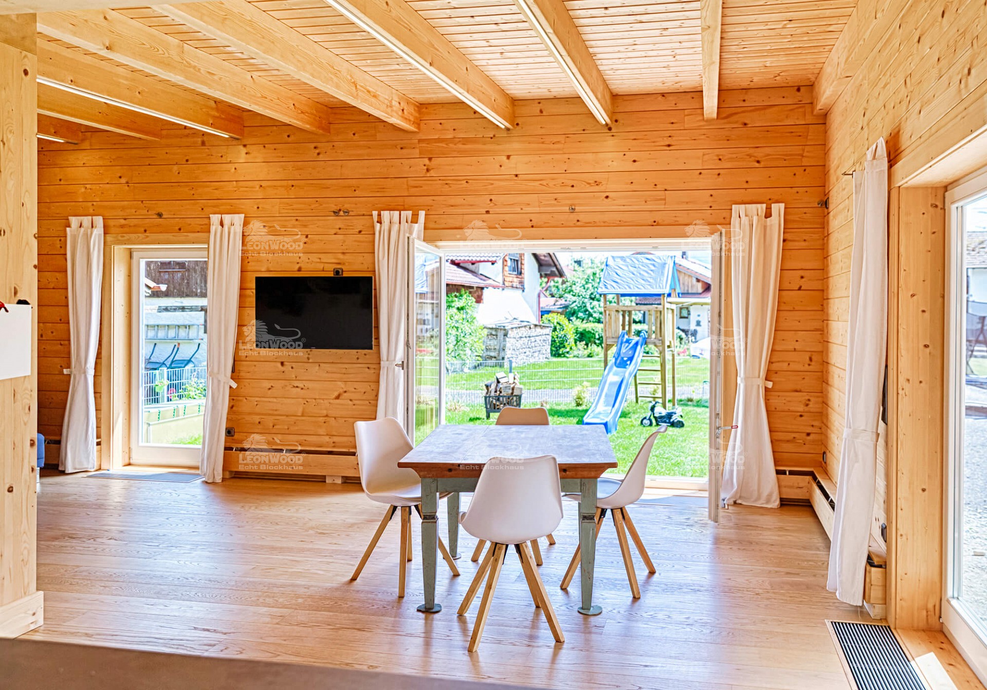 Blockhaus Flatwood Green 90