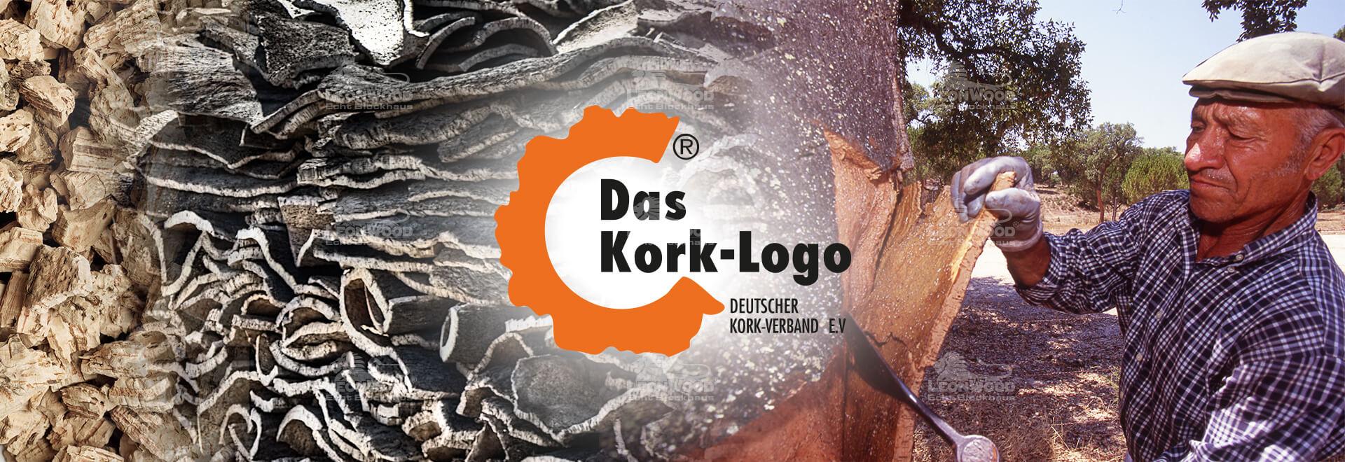 Kork als Dämmung im Fußboden, in der Wand und im Dach