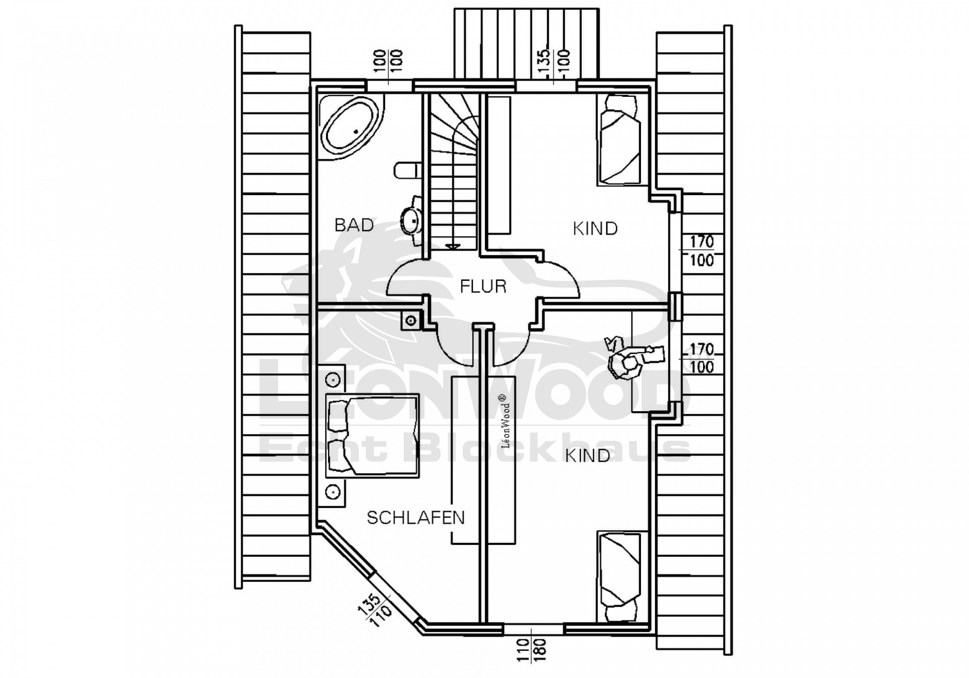 Holzhaus Classic 130G