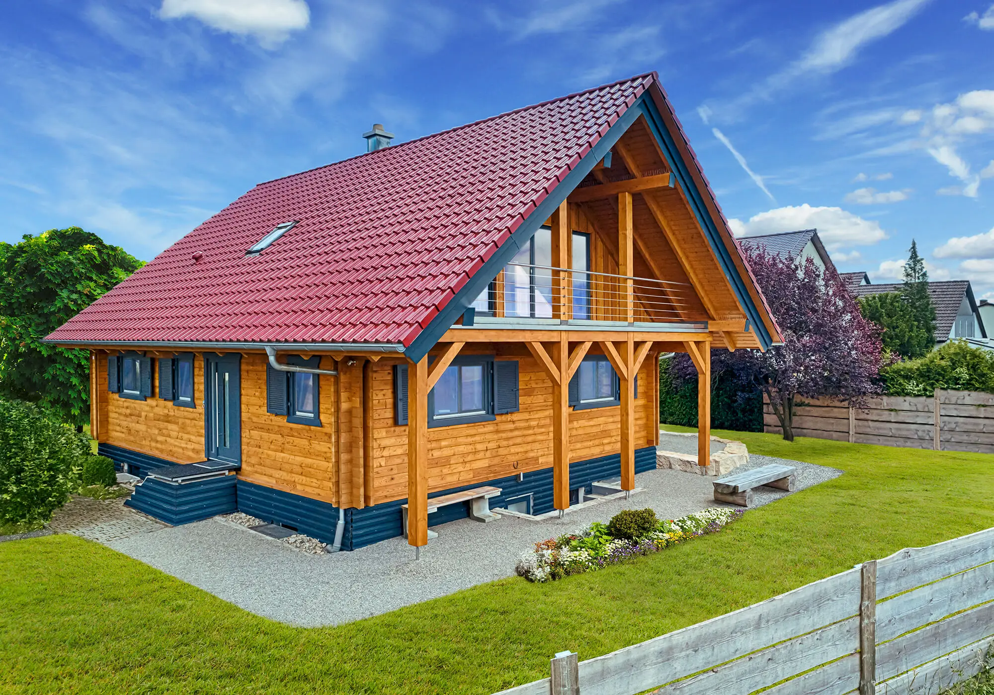 Blockhaus Classic 150 | LéonWood® - Echt Blockhaus