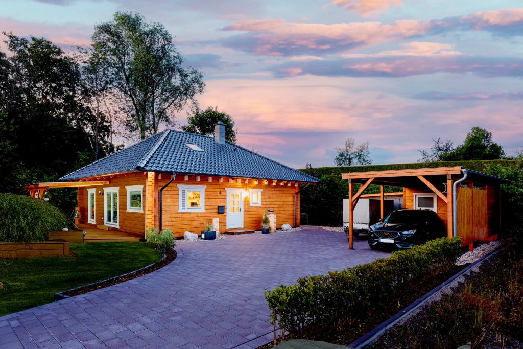 Blockhaus Aalborg | LéonWood® - Echt Blockhaus