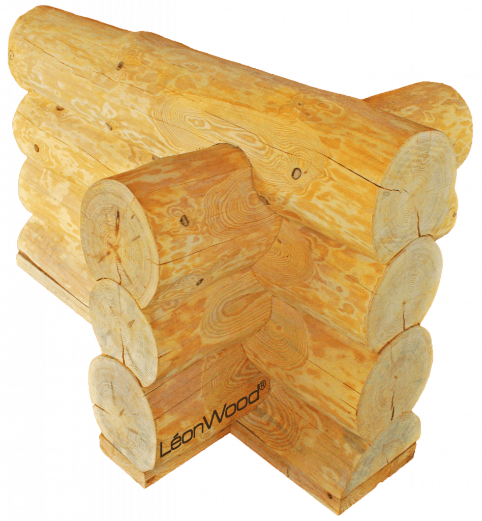 Naturstamm round Rundstammhaus von LéonWood®