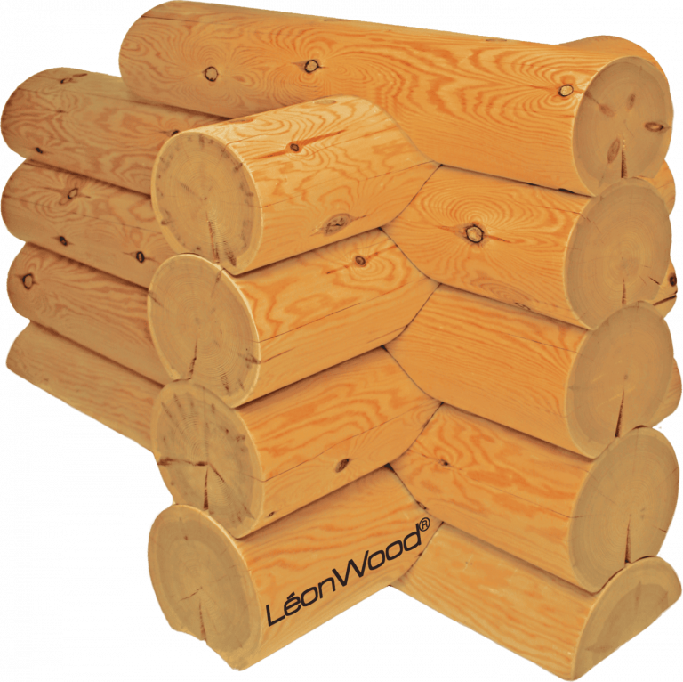 Nordic✮round Rundstamm Blockhaus von LéonWood®