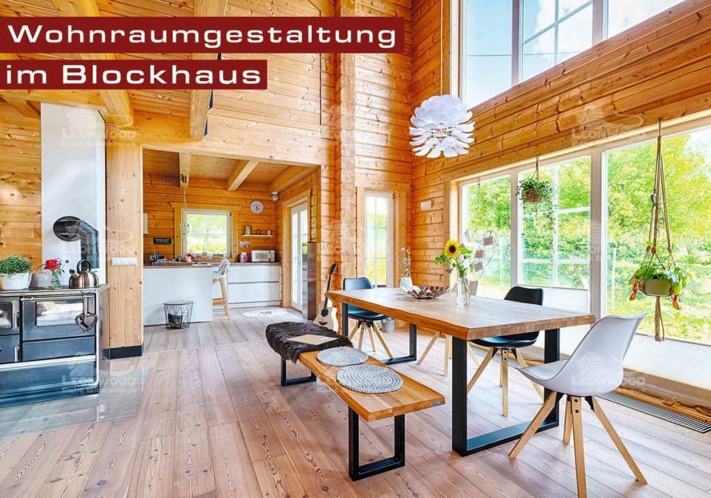 Wohnraumgestaltung im Blockhaus | LéonWood