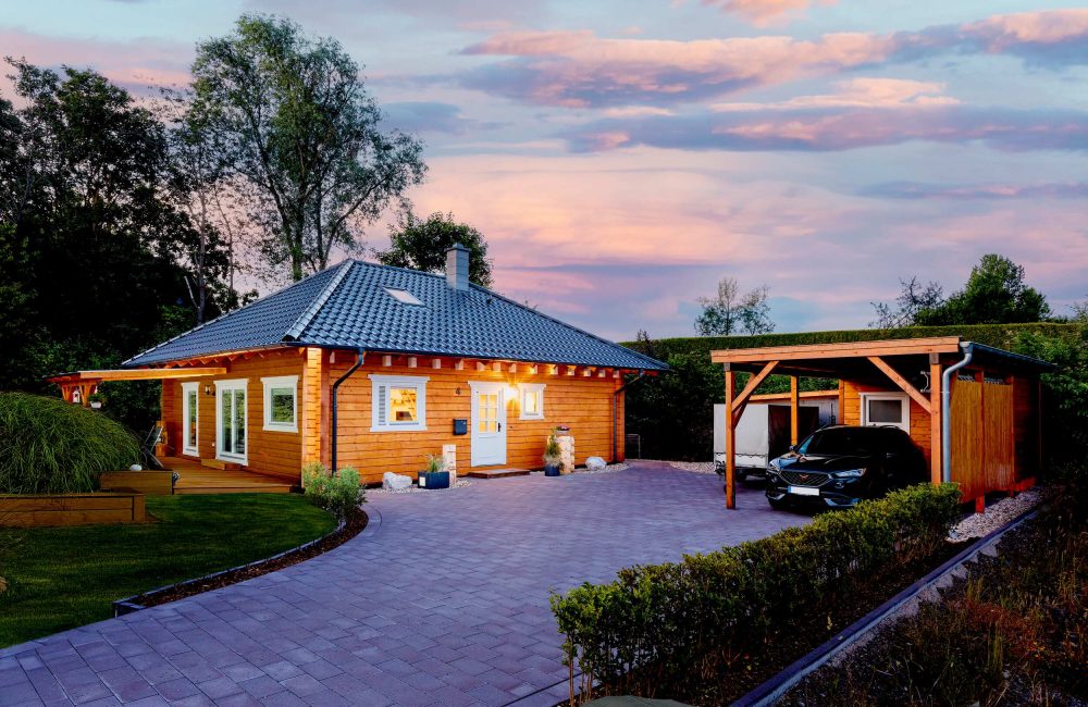 Blockhaus Aalborg | LéonWood® - Echt Blockhaus