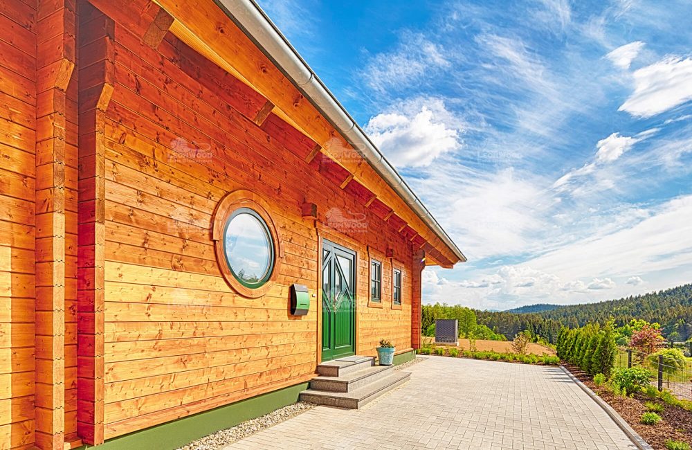 LeonWood-Blockhaus_Alaska_03_Hauseingang